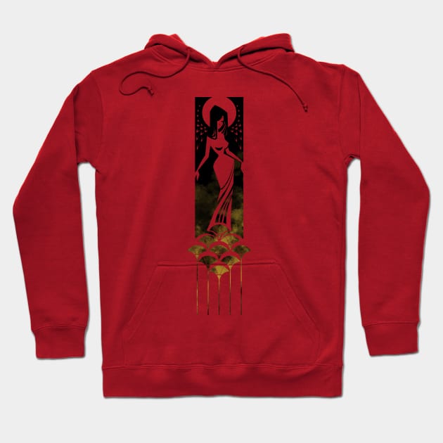 art deco angel Hoodie by gh30rgh3